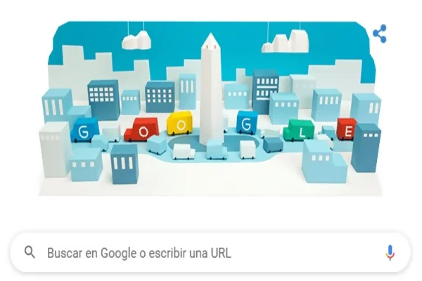 Google homenajea al Obelisco