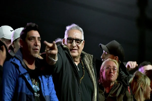 El 'Pata' Medina encabezó un acto gremial el lunes 23 de agosto.