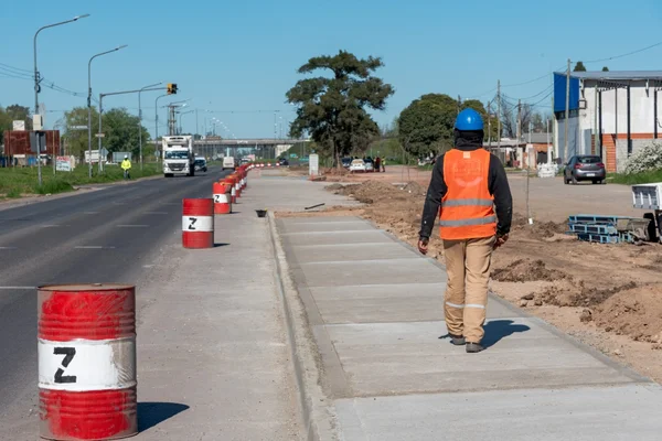 Obra Municipalidad de San Nicolás sobre ruta 188