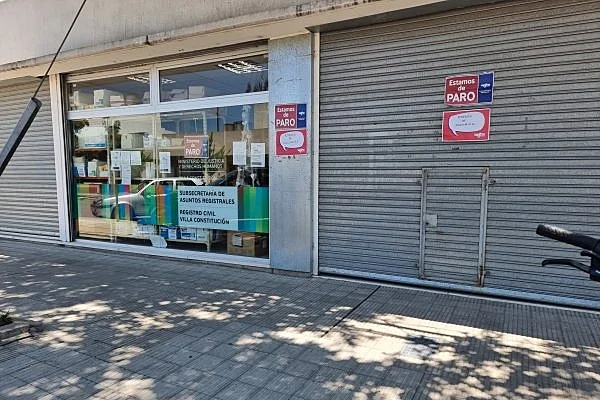 Medida de fuerza en el Registro Civil