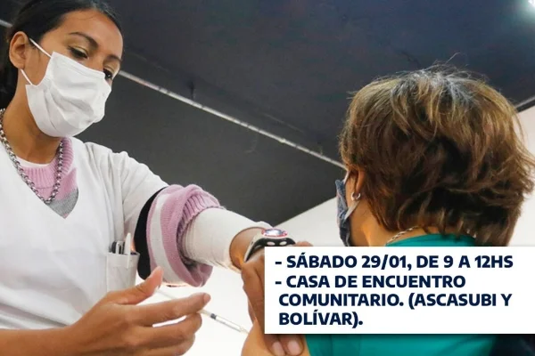 La vacunación itinerante llega a barrio Golf