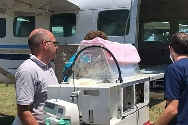 Trasladaron a una beba recién nacida de San Nicolás a La Plata