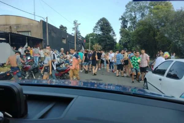 Fiesta clandestina y alcoholizado