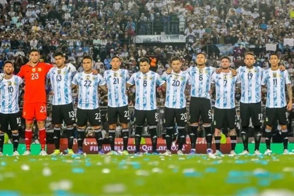 La Selección Argentina, sin Messi