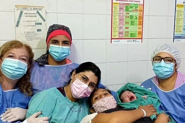 Teresita, la primera bebé del 2022