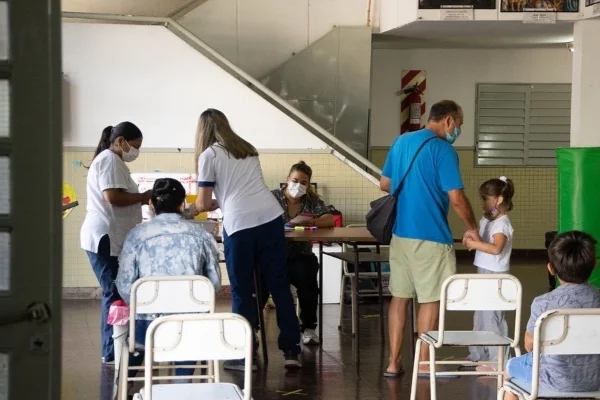 Primer semana de vacunación en las escuelas