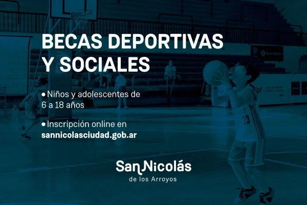 Se encuentra abierta la inscripción a las becas deportivas y sociales