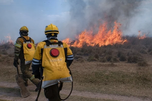 "La devastación es increíble, el fuego se lo llevó todo, esto no lo hemos visto nunca", afirmó el gobernador correntino. (Foto: Pepe Mateos).
