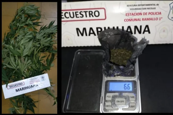 Detuvieron a un niño de 14 años con marihuana