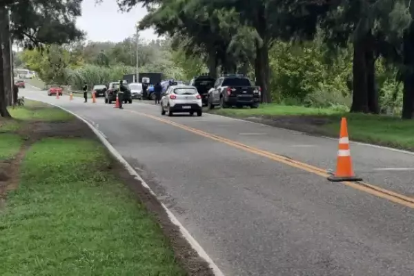 El control policial de arroyo del medio fue resintalado y está activo desde el viernes pasado.