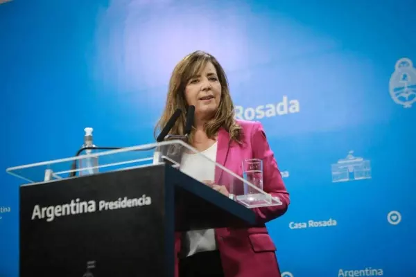 Gabriela Cerruti, portavoz de la presidencia.