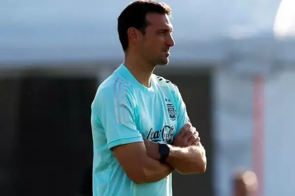 Lionel Scaloni, en la previa del sorteo del Mundial