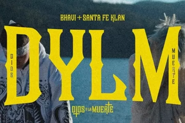 Bhavi presentó su nuevo tema "Dios y la muerte" junto a Santa Fe Klan