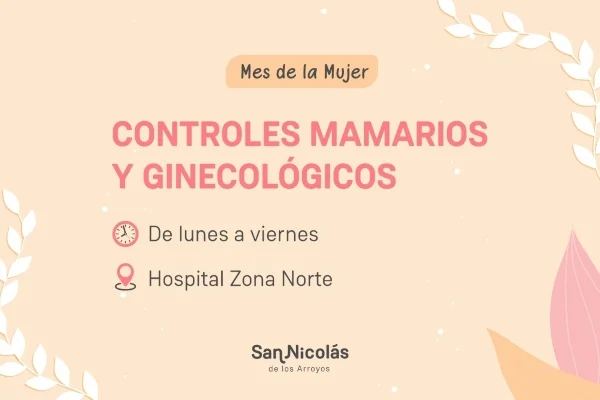 Controles médicos en el hospital de Zona Norte