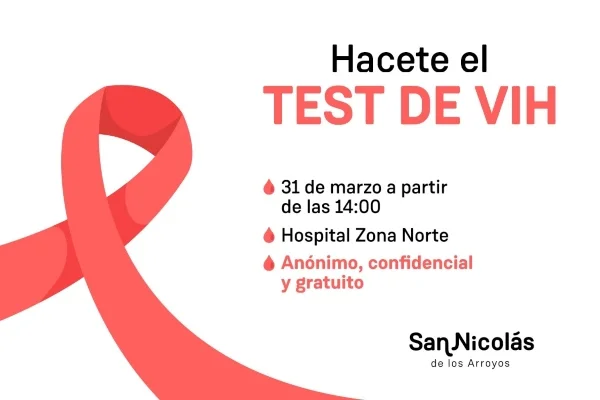 Jornada de detección de Vih en el hospital de Zona Norte