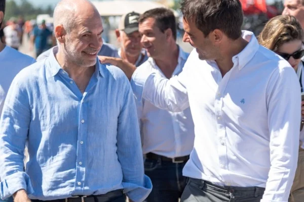 Manuel Passaglia recibió a Horacio Rodríguez Larreta en San Nicolás