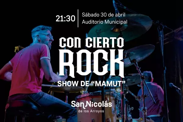 Comienza “Con Cierto Rock” en el Auditorio Municipal