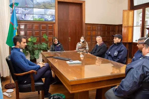 Manuel Passaglia recibió en su despacho a recuperadores urbanos