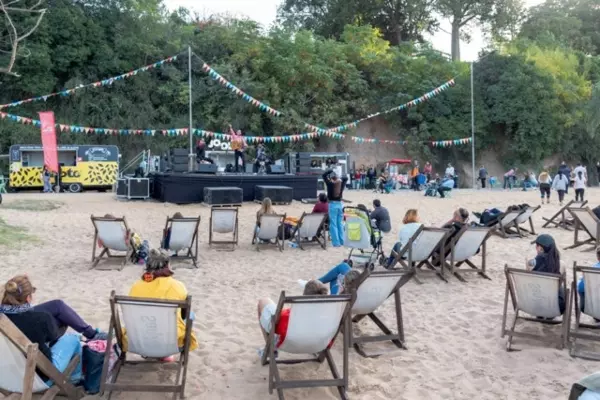 Los nicoleños disfrutaron un nuevo fin de semana en la laguna Descubrí San Nicolás