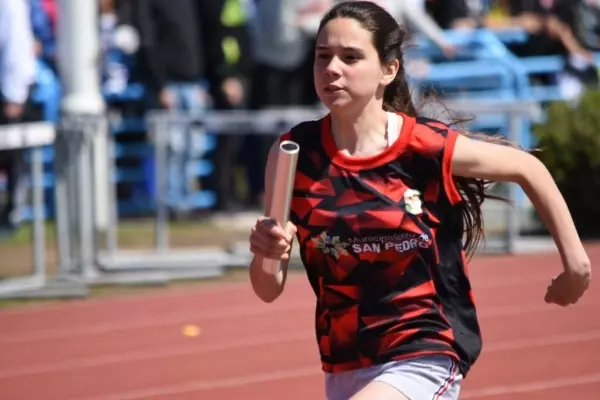 Candela Basaldúa en la edición 2019 de los Juegos Bonaerenses en Mar del Plata. Foto: La Opinión.