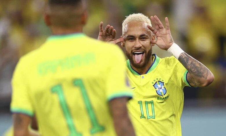Brasil aplastó a Corea del Sur y se enfrentará con Croacia en cuartos de final