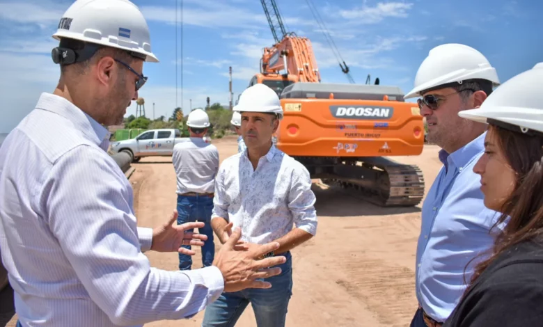 Villa Constitución: avanza la construcción del puerto multipropósito de la zona franca