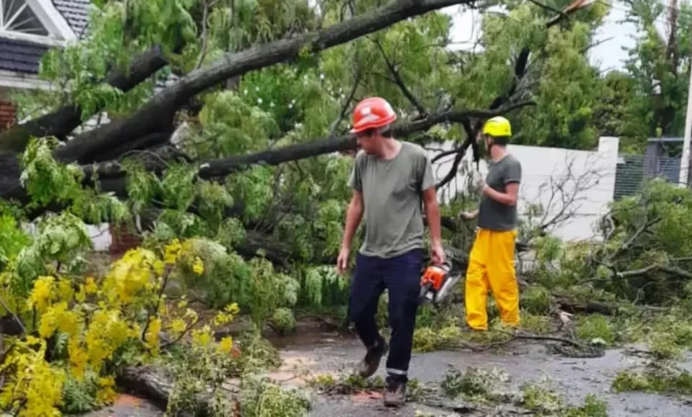 Villa Constitución: una tormenta severa causó grandes daños en toda la zona
